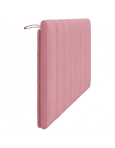 Cuscino Testiera Rosa 160 cm in Velluto