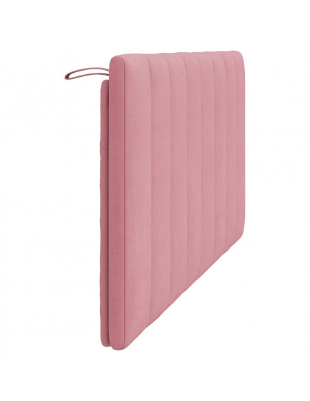 Cuscino Testiera Rosa 160 cm in Velluto