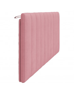 Cuscino Testiera Rosa 200 cm in Velluto