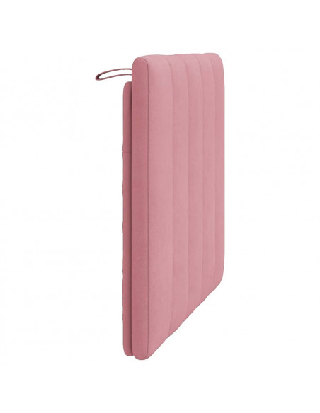 Cuscino Testiera Rosa 80 cm in Velluto