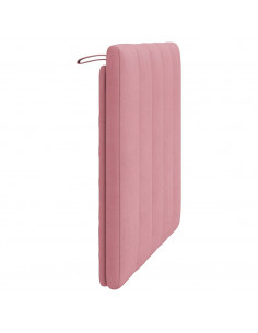 Cuscino Testiera Rosa 90 cm in Velluto 2