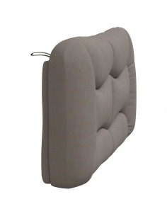 Cuscino Testiera Tortora 120 cm in Tessuto 2