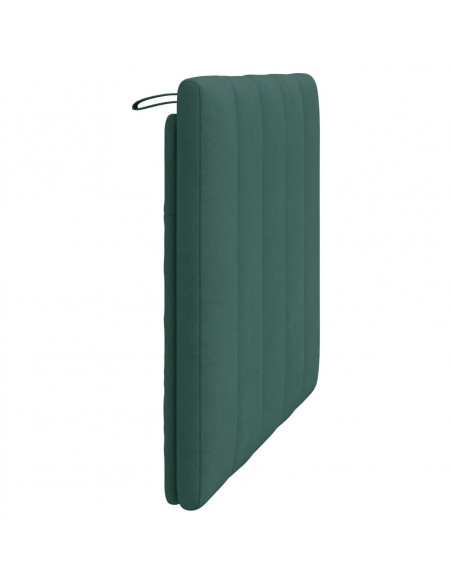Cuscino Testiera Verde Scuro 100 cm in Velluto