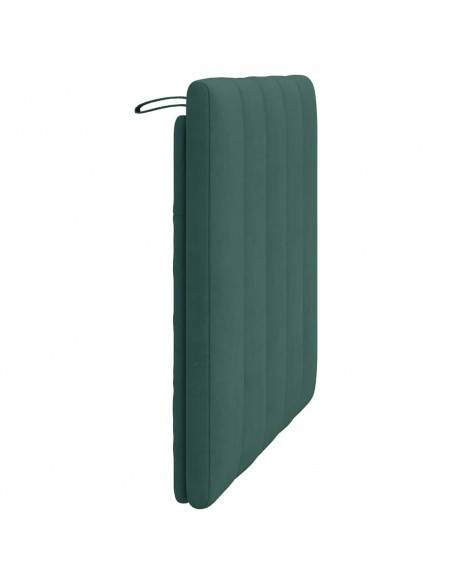 Cuscino Testiera Verde Scuro 80 cm in Velluto