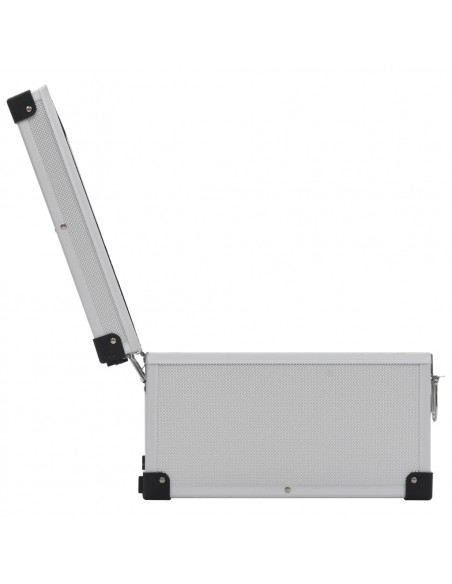 Custodia CD per 60 CD in Alluminio ABS Argento