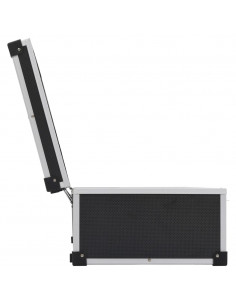 Custodia CD per 80 CD in Alluminio ABS Nero