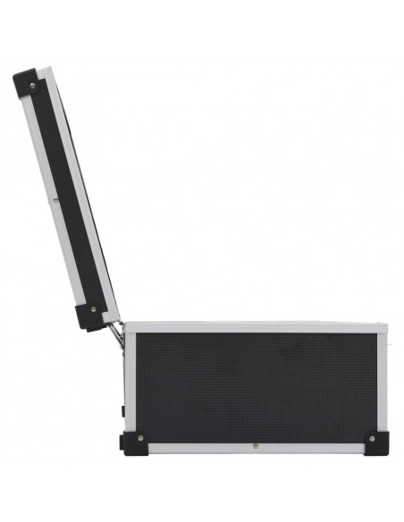 Custodia CD per 80 CD in Alluminio ABS Nero