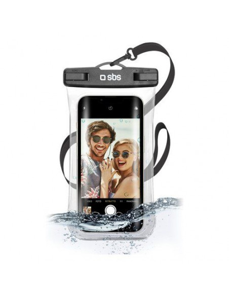 Custodia impermeabile Sbs TEWATERSELFIEK WATER SELFIE CASE Nero