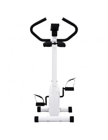 Cyclette Ellittica con Cinghia di Resistenza Bianca