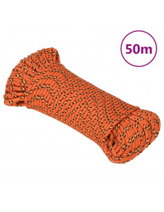 Corda Nautica Arancione 3 mm 50 m in Polipropilene 2