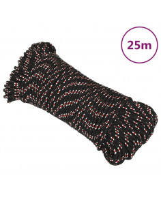 Corda Nautica Nera 5 mm 25 m in Polipropilene 2