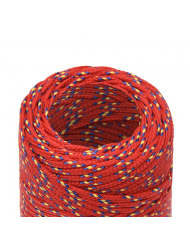 Corda Nautica Rossa 2 mm 500 m in Polipropilene