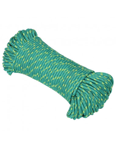 Corda Nautica Verde 5 mm 25 m in Polipropilene