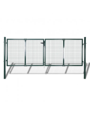 Cancello per Giardino in Rete Metallica 289x75 cm/306x125 cm