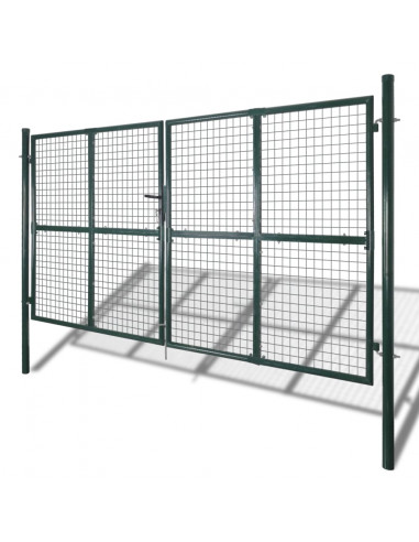 Cancello per Giardino in Rete Metallica 289x175 cm/306x225 cm