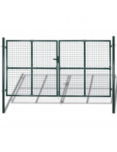 Cancello di Recinzione Doppio in Acciaio Verniciato a Polvere 2