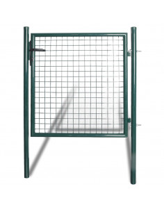 Cancello per Recinzione Singolo in Acciaio Rivestito a Polvere 2