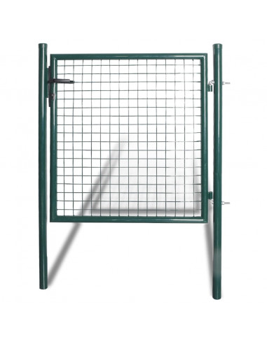 Cancello per Recinzione Singolo in Acciaio Rivestito a Polvere