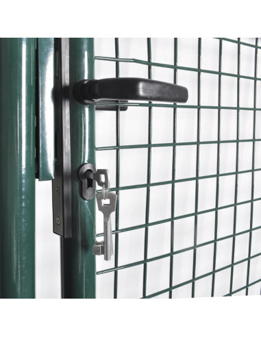 Cancello per Recinzione Singolo in Acciaio Rivestito a Polvere