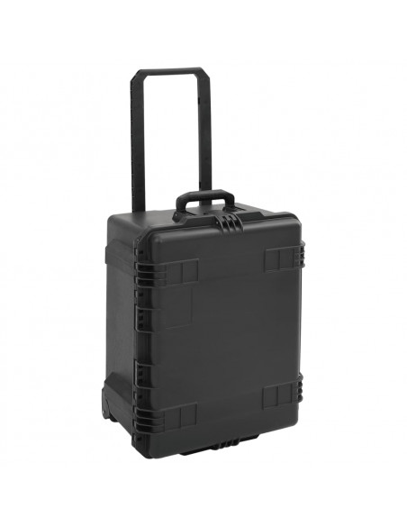 Valigetta da Volo Portatile Nera 62,5x49,5x37 cm in PP
