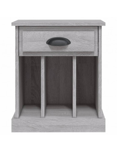 Comodini 2 pz Grigio Sonoma 43x36x50 cm