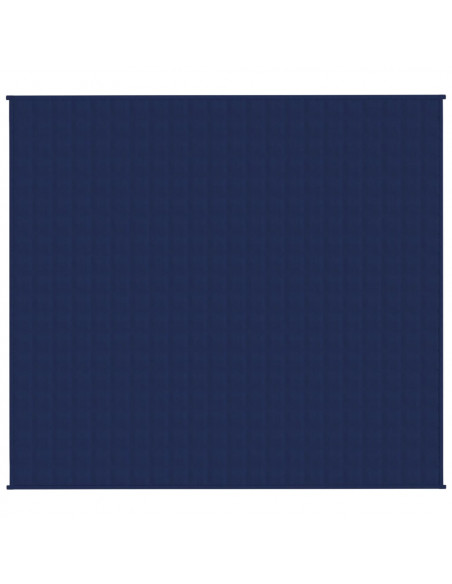 Coperta Ponderata Blu 200x220 cm 13 kg Tessuto