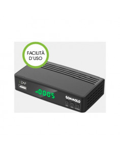 Decoder I Zap Dvb T2 Gommolo Black Black