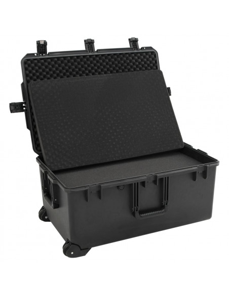 Valigetta da Volo Portatile Nera 79,5x52x39 cm in PP