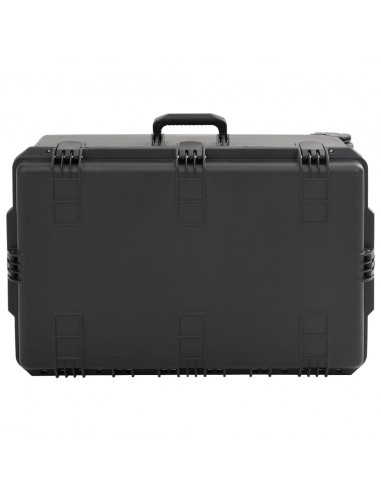 Valigetta da Volo Portatile Nera 79,5x52x39 cm in PP