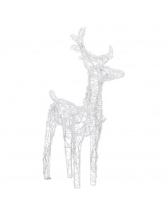 Decorazione Natalizia Renne e Slitta 320 LED Acrilico 2