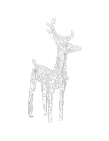 Decorazione Natalizia Renne e Slitta 320 LED Acrilico