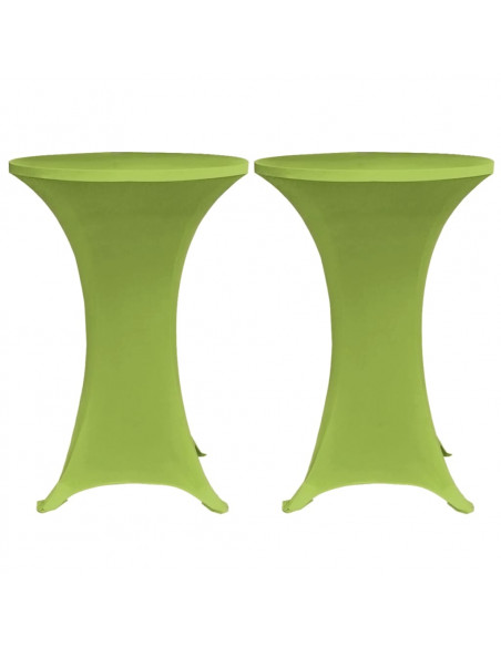 Copritavoli Elastici 4 pz 60 cm Verde