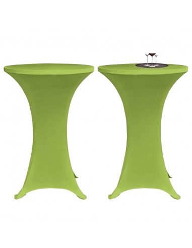 Copritavoli Elastici 4 pz 70 cm Verde