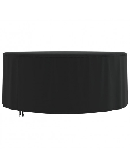 Copertura Mobili Giardino Rotonda Nera Ø 182x71 cm 420D Oxford