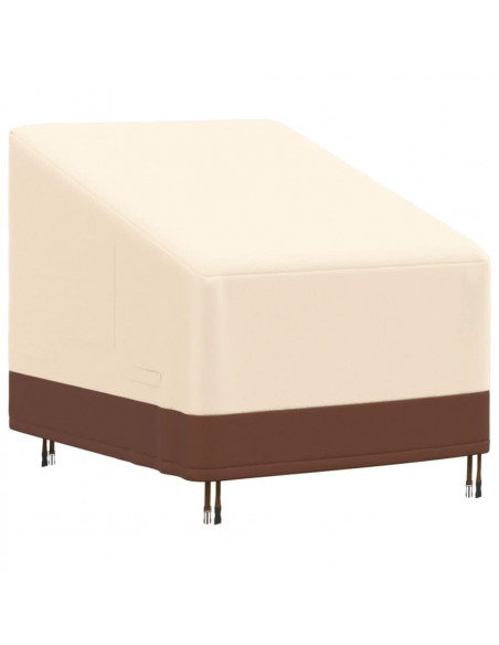 Copertura Poltrona da Giardino Beige 79x97x48/74 cm 600D Oxford