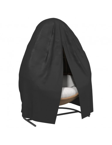 Copertura Poltrona Sospesa Doppia Nera Ø 146x210cm 420D Oxford