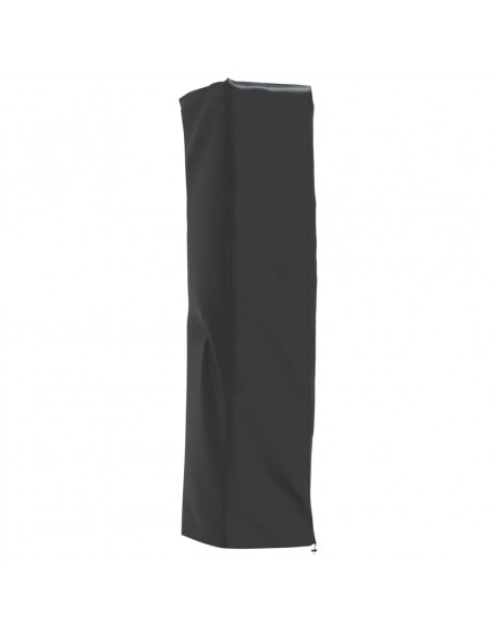 Copertura per Stufa a Piramide Nera 58x58x228 cm 420D Oxford