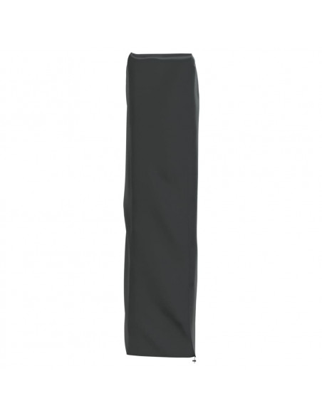 Copertura per Stufa a Piramide Nera 58x58x228 cm 420D Oxford