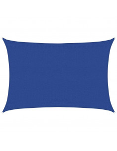 Vela Parasole 160 g/m² Rettangolare Blu 3,5x4,5 m in HDPE 2