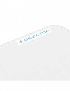 DEZCTOP ACC. TAPPETINO PER MOUSE BIANCO RESISTENTE ALL'ACQUA 900x400mm