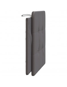 Cuscino Testiera Grigio 100 cm in Similpelle