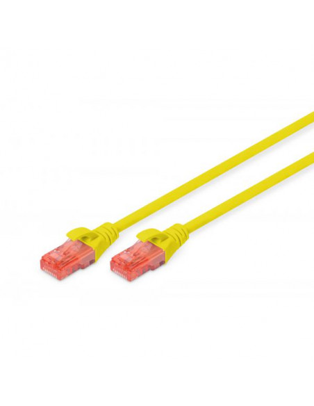 Digitus DK-1617-050/Y cavo di rete Giallo 5 m Cat6 U/UTP (UTP)