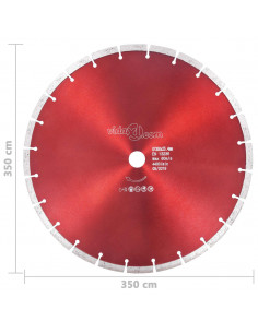 Disco da Taglio Diamantato in Acciaio 350 mm 2