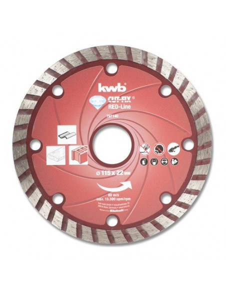 Disco diamante smerigliatrice Kwb 797140 RED LINE DIAMANT