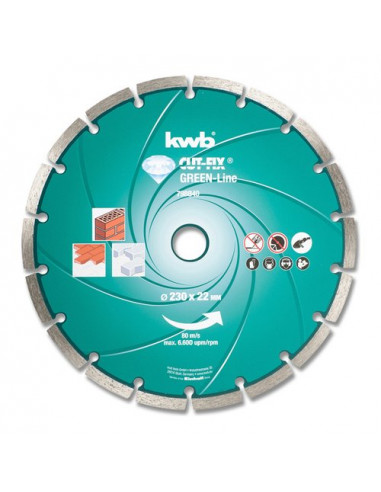 Disco diamante smerigliatrice Kwb 798140 GREEN LINE DIAMANT