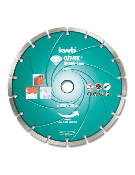 Disco diamante smerigliatrice Kwb 798540 GREEN LINE DIAMANT