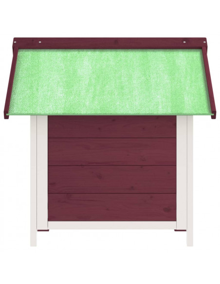 Cuccia per Cani Moka 65x65x61,5 cm in Legno Massello di Pino