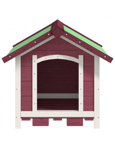 Cuccia per Cani Moka 65x65x61,5 cm in Legno Massello di Pino