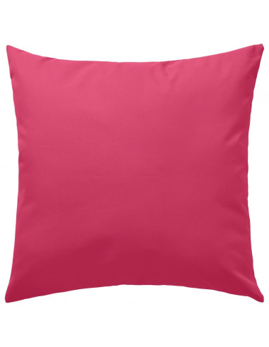 Cuscini da Esterno 4 pz 45x45 cm Rosa