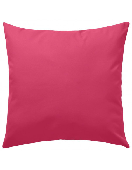 Cuscini da Esterno 4 pz 45x45 cm Rosa